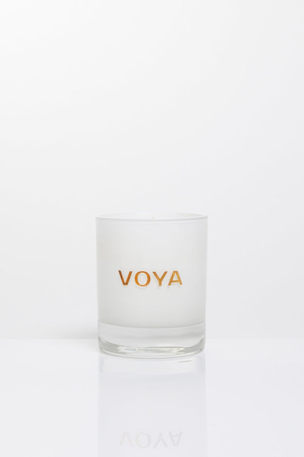 Eucalyptus, Rosemary, and Lime Naturally Scented Essential Oil Candle VOYA Skincare USA
