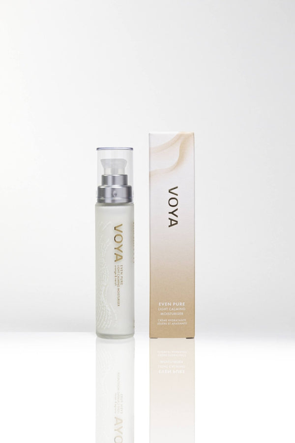 voya skincare USA even pure light calming organic face moisturizer for combination skin.