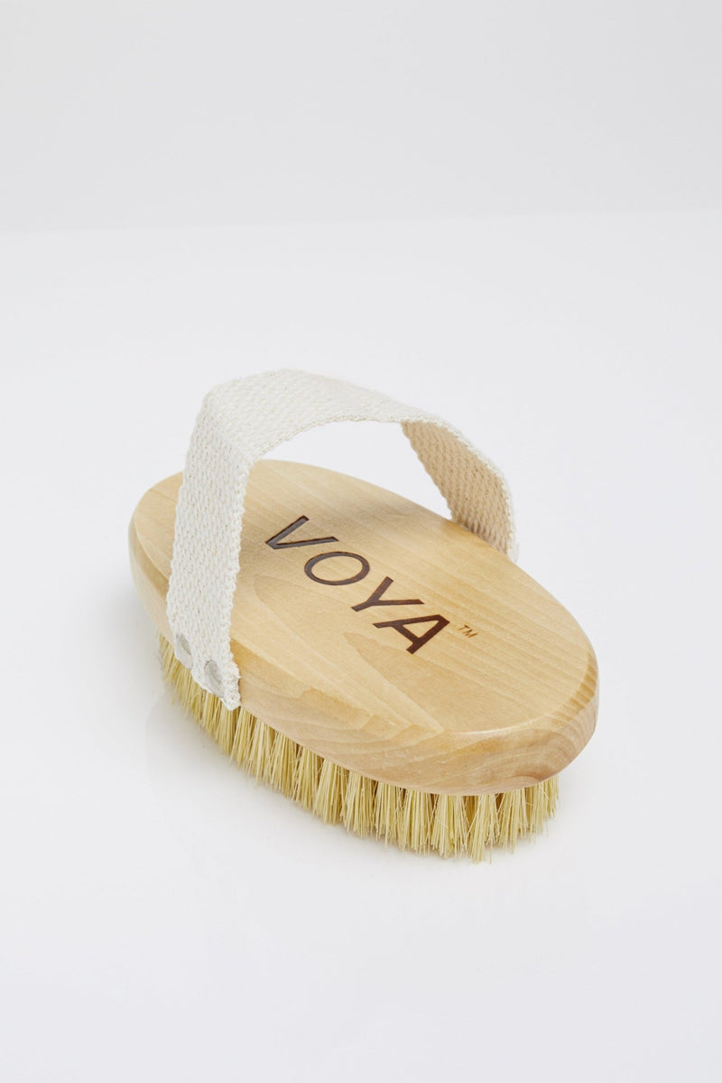 voya skincare USA exfoliating dry body brush