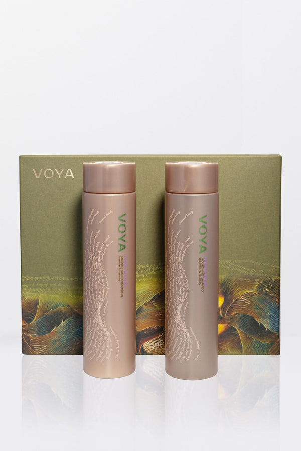 voya skincare USA  organic shampoo and conditioner gift set