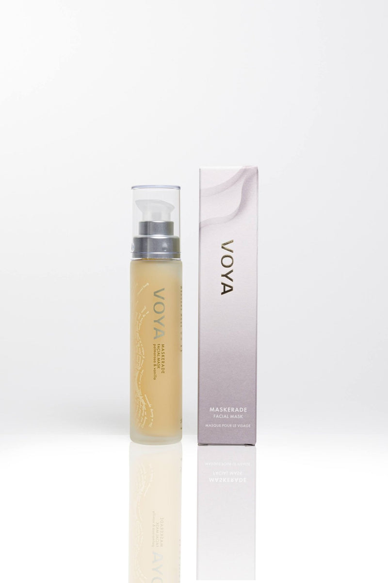 VOYA Skincare USA Maskerade Soothing Gel Face Maskwith outer packaging