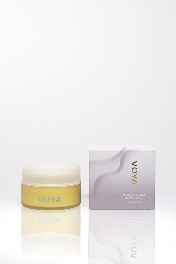 Totally Balmly Cleansing Balm with outer packaging, VOYA Skincare USA